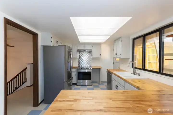 Upstairs kitchen