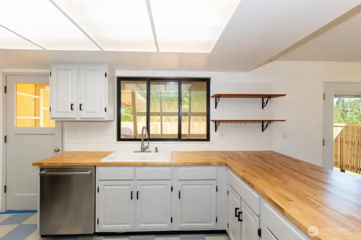 Upstairs kitchen