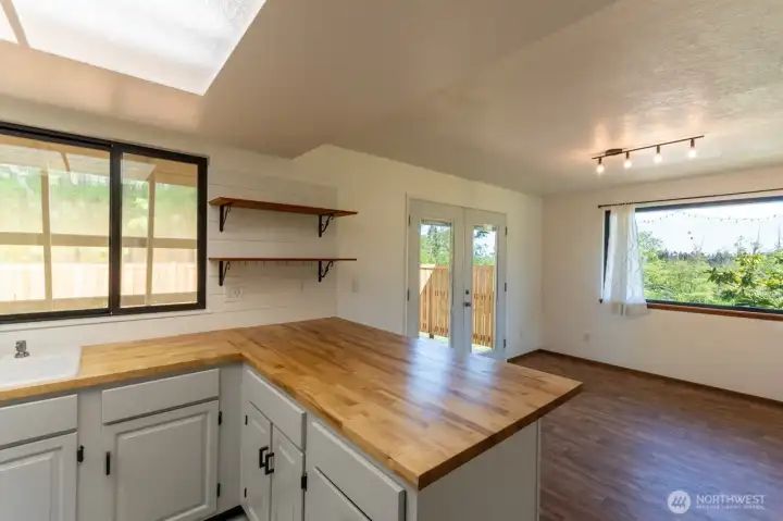 Upstairs kitchen