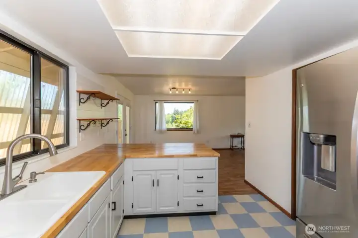 Upstairs kitchen