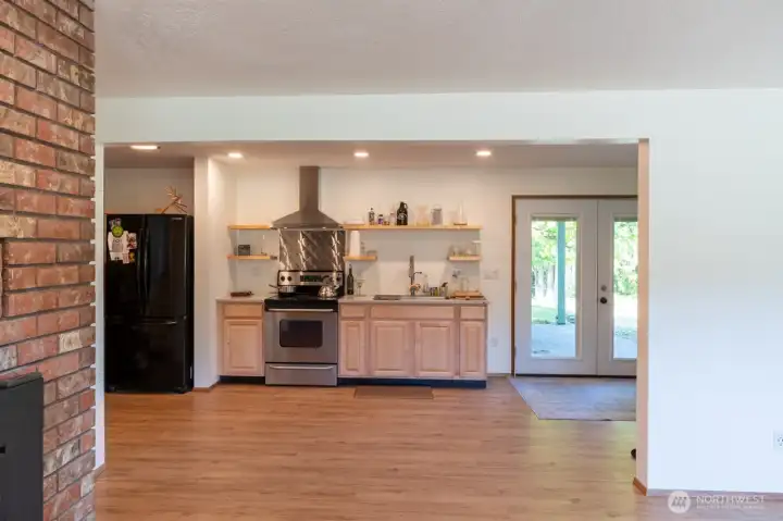 downstairs kitchen
