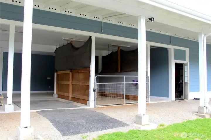 Move-in ready stall, with option to add a 2nd. Next to heated tack room