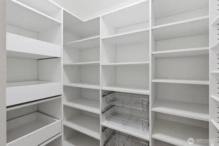 Walk-in Pantry - Custom California Cabinets Walk-in Pantry - Custom California Cabinets