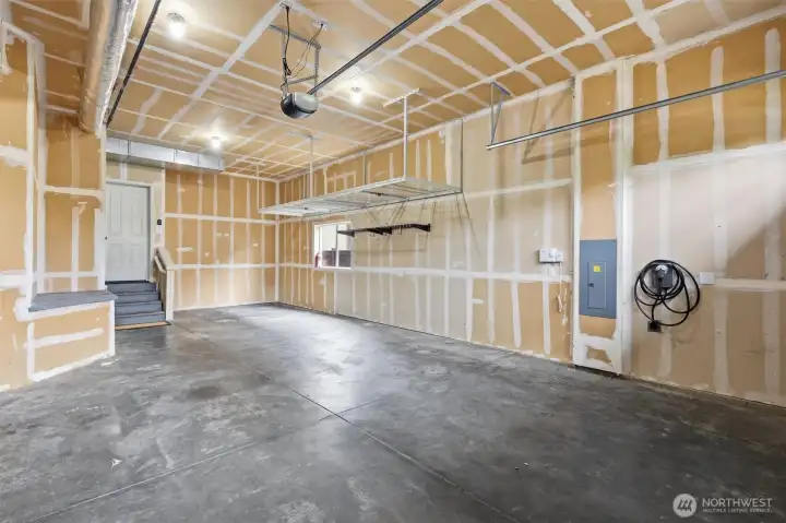 2 Car Garage w/ Industrial Size Garage Door 2 Car Garage w/ Industrial Size Garage Door