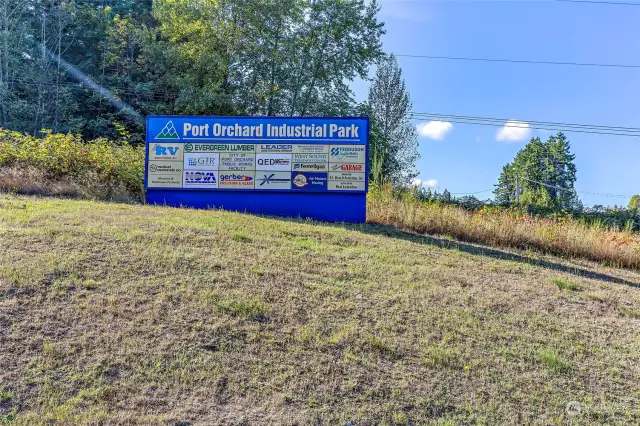 Port Orchard Industrial Park - Great location and signage from freeway!