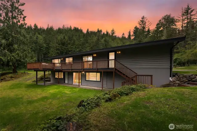 remodeled riverfront home.