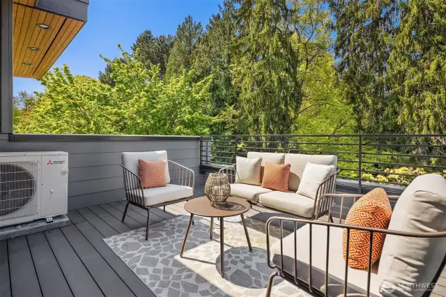 Rooftop deck