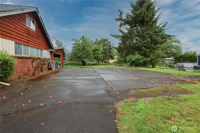 Additional off-street parking for friends and guests