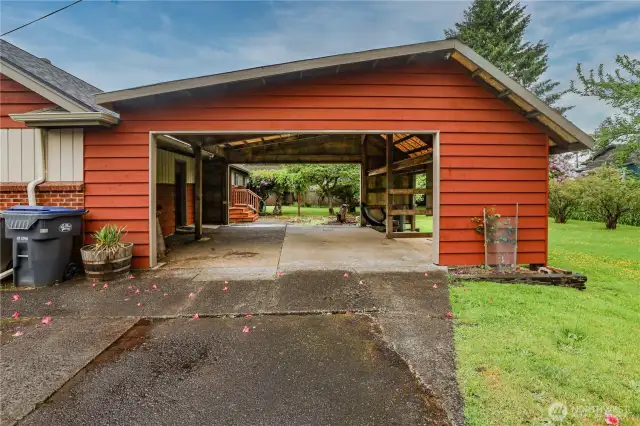 Oversize 2-car carport