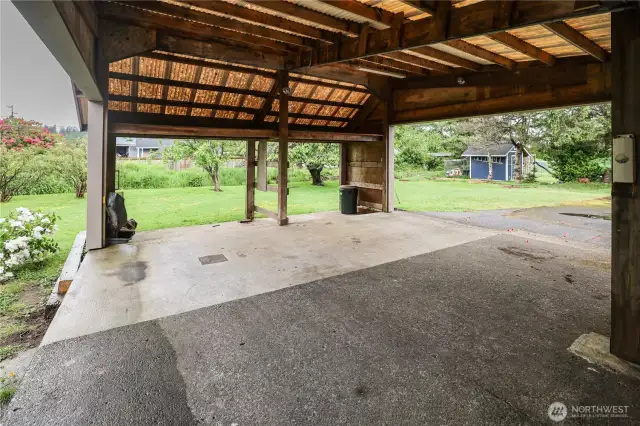 Carport for additional covered parking