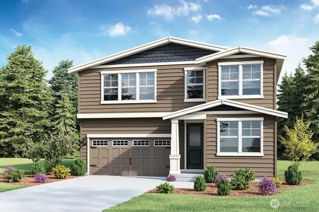Showing same elevation, colors will vary, home will be complete toward the end of July!