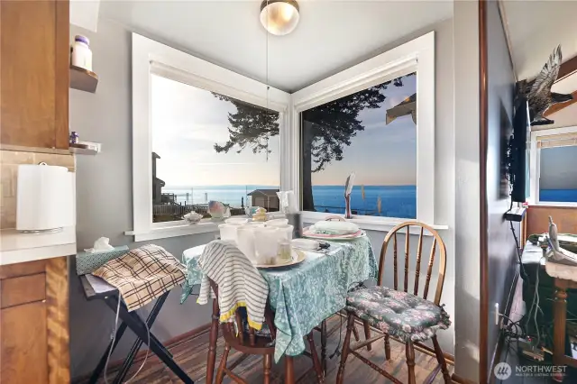 Kitchen with eating space
