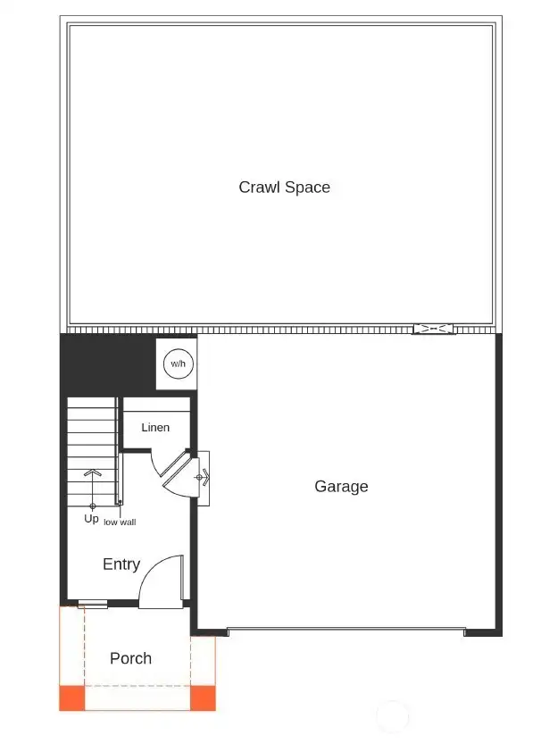 Main floor/garage layout