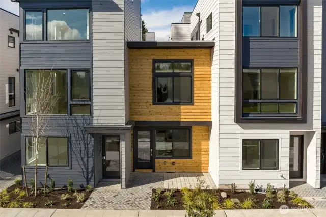 Welcome to Ivy North. Striking modern architecture and clean curb appeal set the tone for elevated living in this brand-new residence.