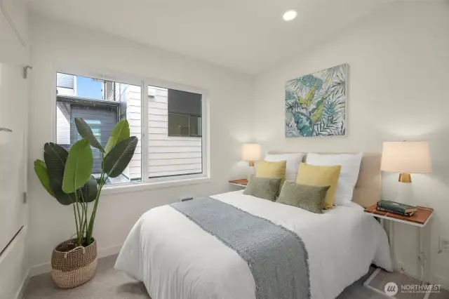 Photos of model home with similar finishes & floor plan.