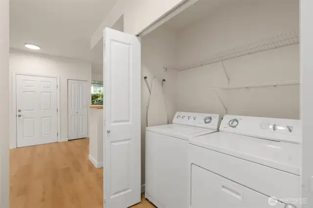 Hallway laundry