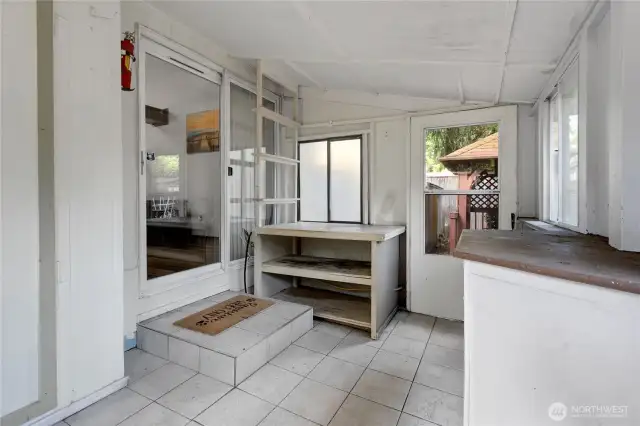 This sunroom is just waiting for your personal touches