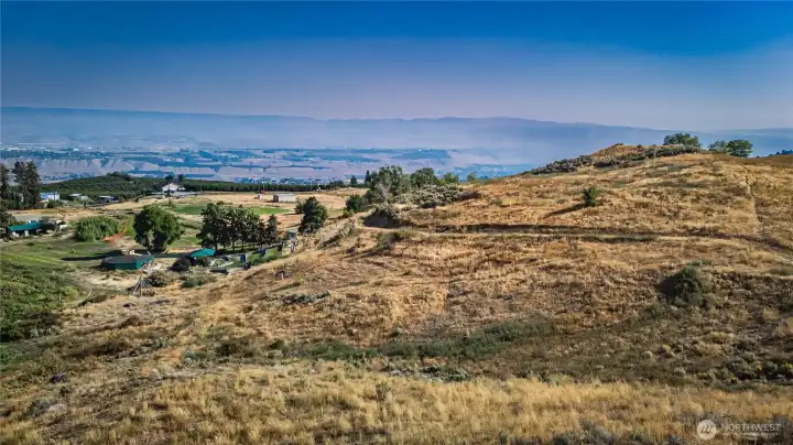 Access road and potential home site