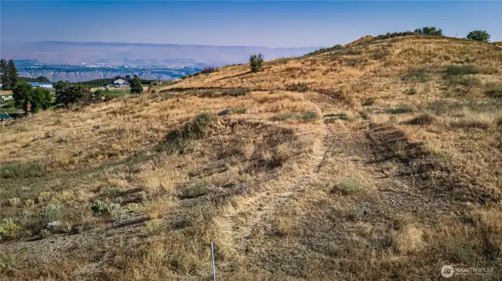 Turnaround at end of access road