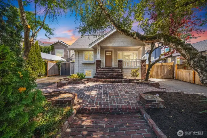 Quinnessential storybook Craftsman with stylish, modern updates while keeping the original architectural charm.