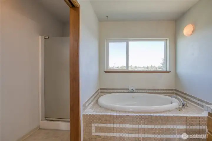 3rd Floor Full Bathroom Jetted Tub and Shower