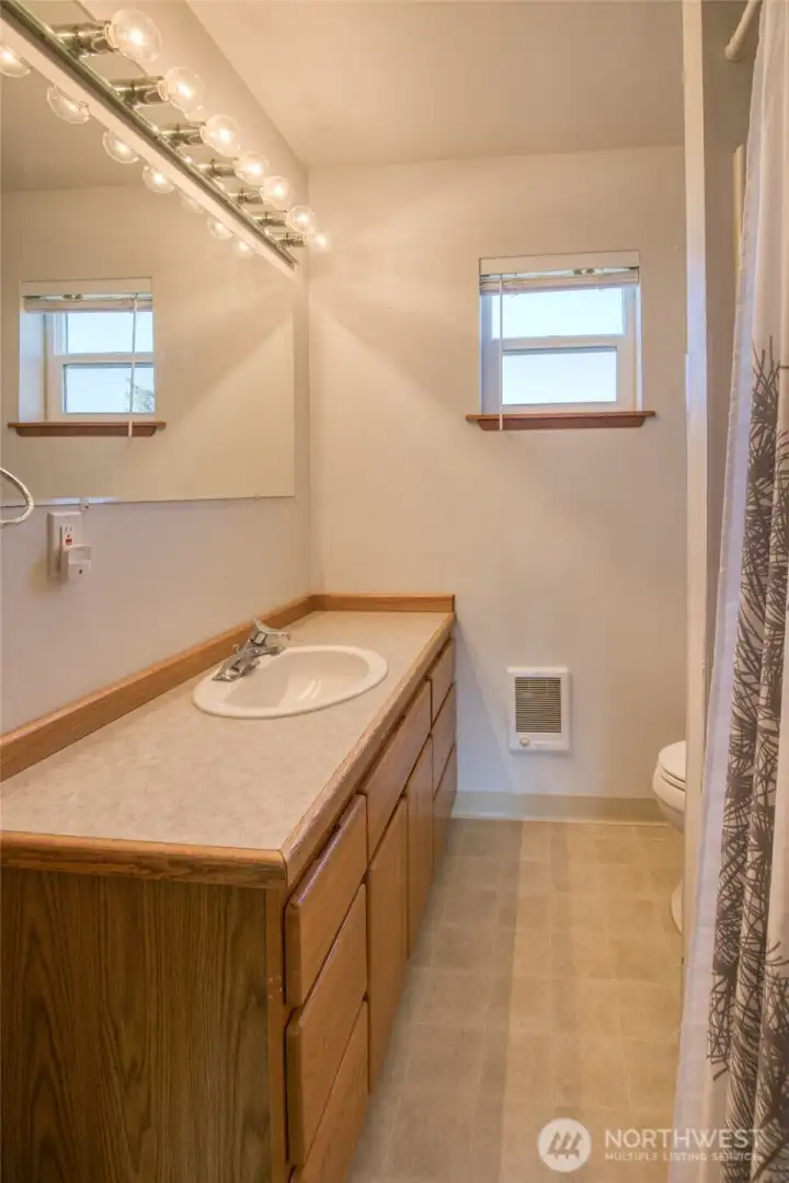 Full Bath on Main Floor