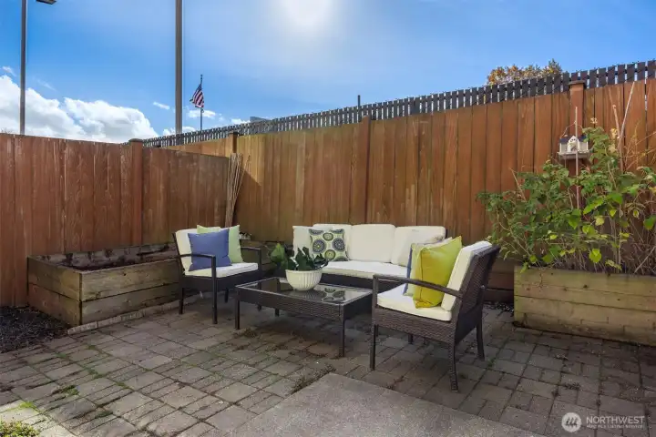 Fenced Patio
