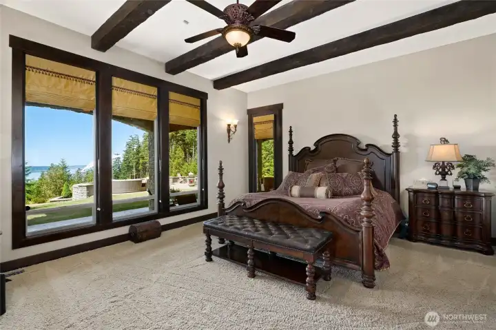 Main floor Primary bedroom