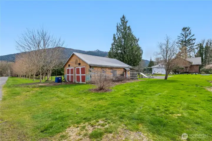 Lots of flat space to imagine your garden.