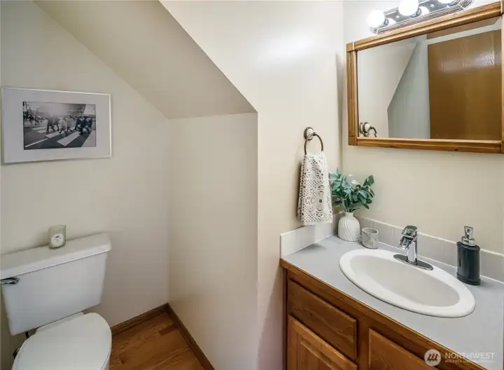 Main floor powder room.