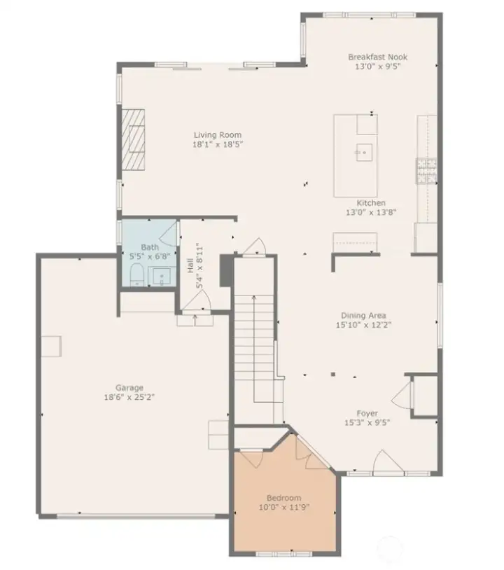 Main Level Floor plan