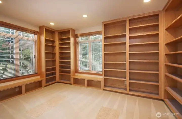 Library room on main floor.