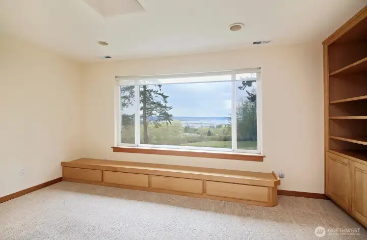 Upstairs living room would also make a nice work out space.