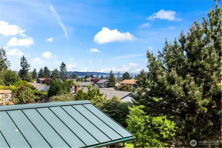View from the primary bedroom balcony