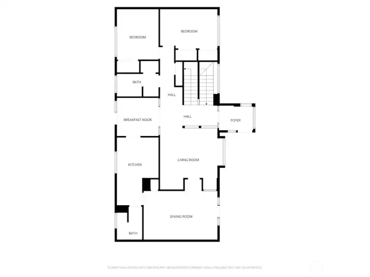 Main level floor plan