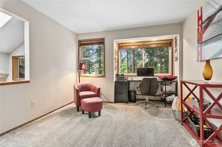 Office on upper level Office on upper level
