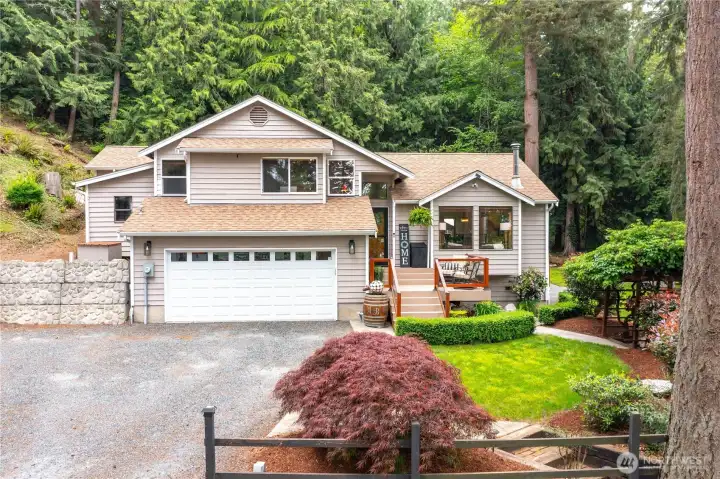 Front of home, showing the serenity of the property and endless opportunities for adventure Front of home, showing the serenity of the property and endless opportunities for adventure