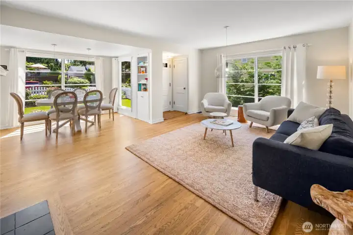 Warm south-facing exposure floods the home with incredible natural light throughout the day.