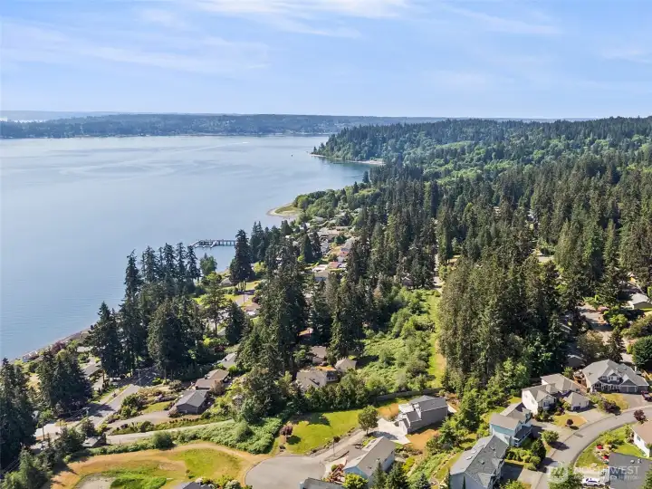 Beautiful Illahee neighborhood, just up the street from the Illahee Dock.