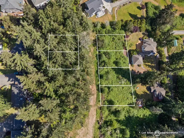 Lot lines are approximate and not exact.