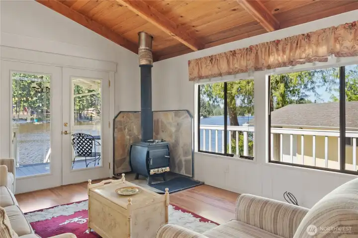 Lots of light and windows throughout the home.