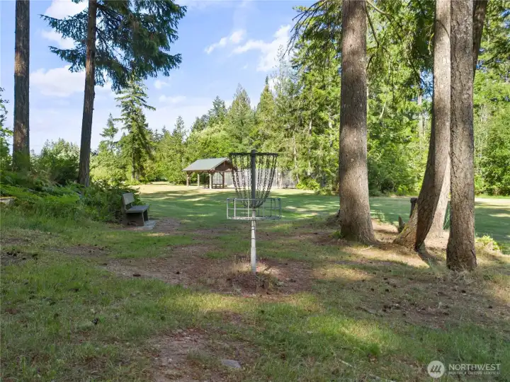 One of many parks- play disc golf, basketball, or take a walk.