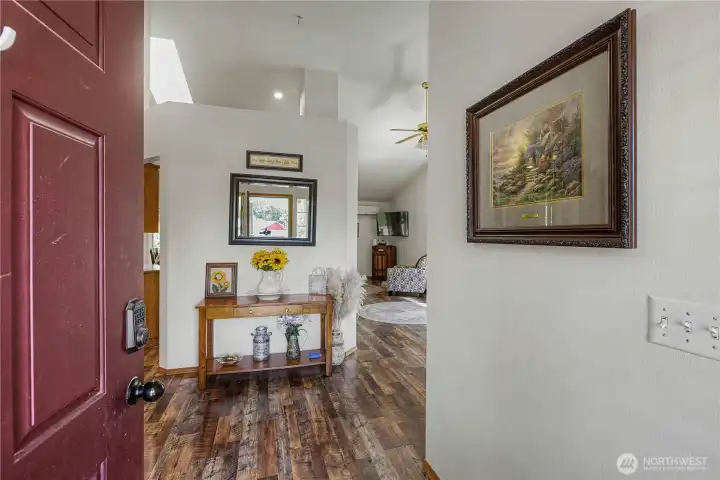 Welcoming foyer. Welcoming foyer.