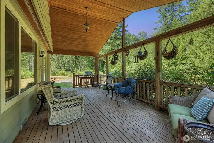 This covered deck is everything! This covered deck is everything!
