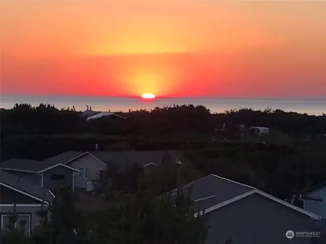 Check out this sunset from the deck!