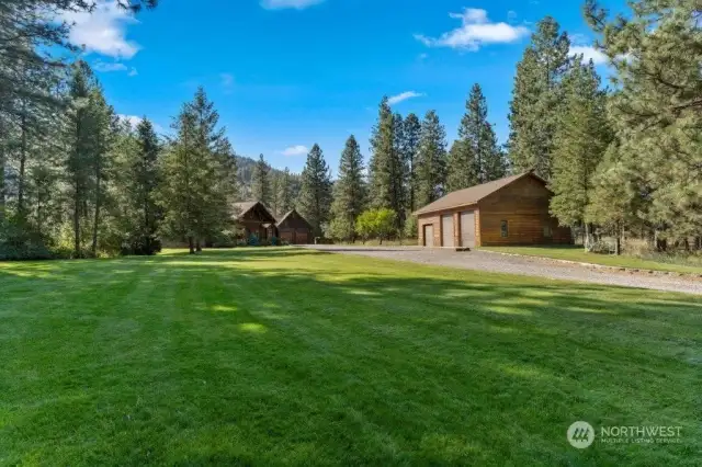 Beautiful lawns with sprinkler system