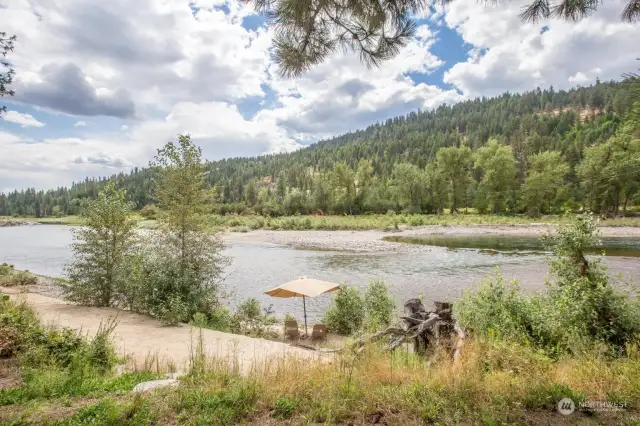 Walk out the back door to your own private beach