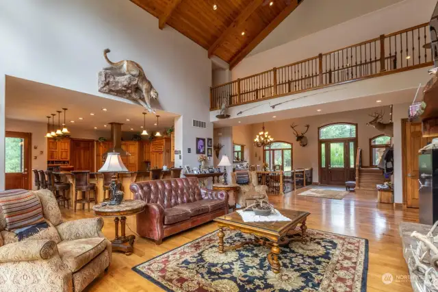 Living Room with view to upstairs