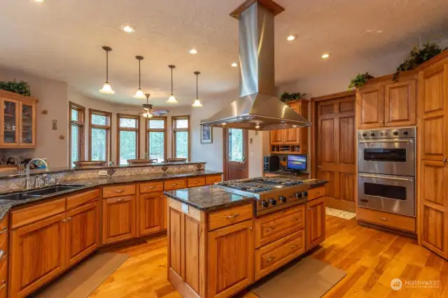 Amazing kitchen, gas range/range hood