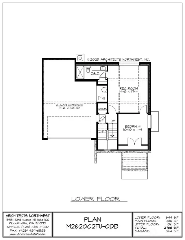 Floorplan - lower level.